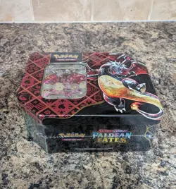 Pokemon TCG Paldean Fates Shiny Charizard ex Tin Sealed - Image 5