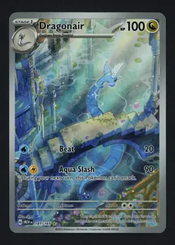 Dragonair 181/165 SV: Scarlet & Violet 151 Illustration Rare Pokemon TCG - Image 1