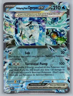 Wellspring Mask Ogerpon ex - 027/131 SV: Prismatic Evolutions Pokemon NM - Image 1