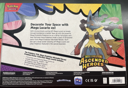 Pokemon Mega Evolution Ascended Heroes TCG Premium Lucario Poster Collection - Image 2