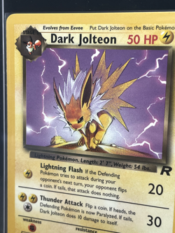 Pokemon '135 Dark Jolteon 38/82 Team Rocket Uncommon Vintage WOTC 2000 NM - Image 1
