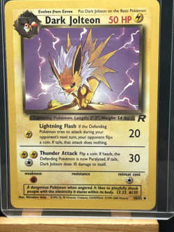 Pokemon '135 Dark Jolteon 38/82 Team Rocket Uncommon Vintage WOTC 2000 NM - Image 3