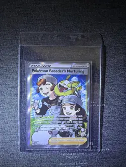 Pokemon Breeder's Nurturing (Full Art) 188/189 Swsh03: Darkness Ablaze Holo - Image 1