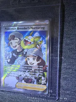Pokemon Breeder's Nurturing (Full Art) 188/189 Swsh03: Darkness Ablaze Holo - Image 3