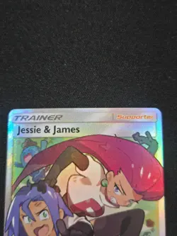 Pokemon TCG: Jessie & James Hidden Fates 68/68 Full Art Textured Holo NM - Image 3