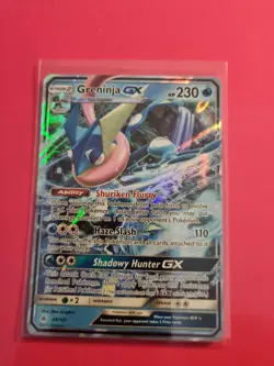 Pokemon - Greninja GX - 24/131 - SM Forbidden Light - Half Art - Image 1