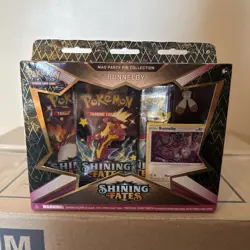 Pokemon TCG Shining Fates Mad Party Pin Collections Box Bunnelby Factory Sealed - Image 2