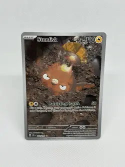 Pokemon Stunfisk 202/191 Surging Sparks Illustration Rare Holo English - Image 1