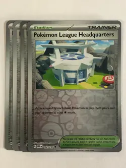 Pokemon TCG Obsidian Flames 4x Playset Rev Holo League Headquarters 192/197 - Image 1