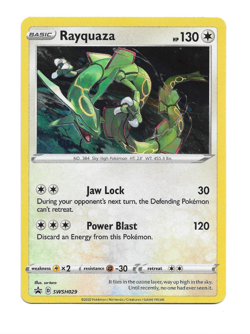 Rayquaza SWSH029 Holo Black Star Promo Pokemon TCG - Image 1