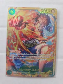 Monkey.D.Luffy OP13-118 SEC One Piece TCG Carrying On His Will Near Mint ENGLISH - Image 1