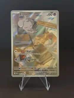 Espurr 095/088 POR Rare Holo Basic Psychic Pokemon Card - Image 1