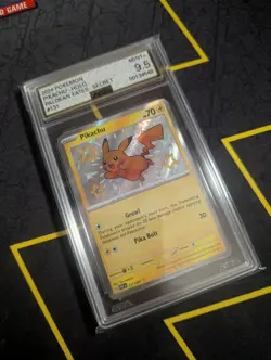Pikachu 131/91 TCG Shiny Paldean Fates Pokemon Card AGS Mint 9.5 - Image 2