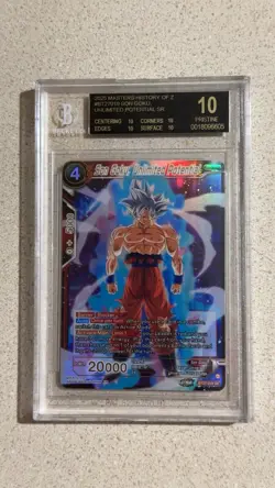 Dragon Ball Super Card Game Son Goku Unlimited Potential SR BGS Black Label 10 - Image 1
