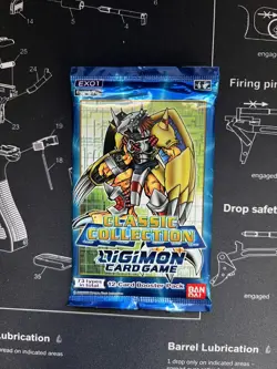 Digimon English Card Game - Classic Collection EX01 - BOOSTER PACK - New/Sealed - Image 1