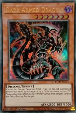 BLMR-EN054 DARK ARMED DRAGON ULTRA RARE 1ST EDITION YuGiOh CARD - Image 1
