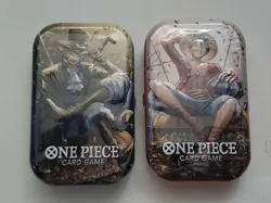 Bandai Namco One Piece Card Game Tin Pack Set Vol. 2 - 2 Tins - Image 1