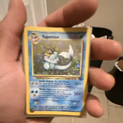 Pokemon TCG Base Set 1999 Vintage 12 Card Lot Vaporeon, Mewtwo, Chansey - Image 1