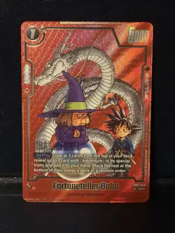 Bandai Fortuneteller Baba Dragon Ball Super Card Game B1 SB01-049 Holo UC* - Image 1