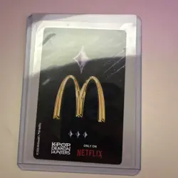 McDonald's K-Pop Demon Hunters Trading Card Rumi Triple Star Rare - Image 4