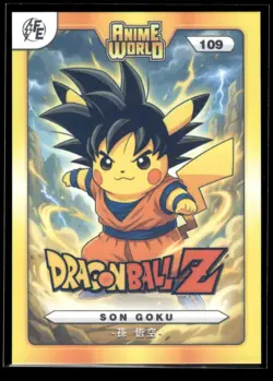 Pikachu Anime World Cosplay Dragonball Z Card Lot- 6 Cards - 32926 - Image 1