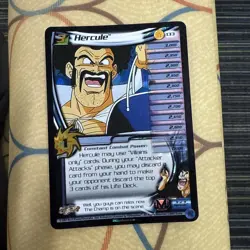 Hercule HOLO FOIL Rare LIMITED 133 DBZ CCG Card LV3 Dragon Ball Z Score TCG - Image 2