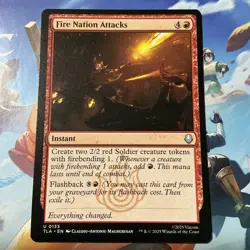 Fire Nation Attacks Avatar: The Last Airbender Regular Instant Uncommon MTG NP - Image 1