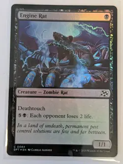 Engine Rat Aetherdrift Foil - MTG - Image 1