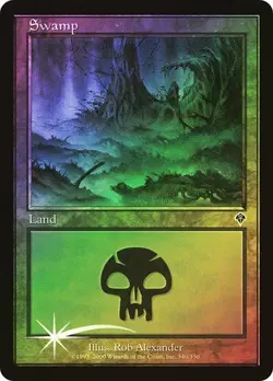 Invasion MTG FOIL Swamp (#340) Magic - Image 1