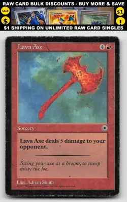 Magic_the_gathering Portal # Lava Axe - Image 1