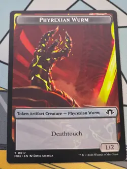 MTG - Phyrexian Wurm Token - Modern Horizons 3 - Image 1