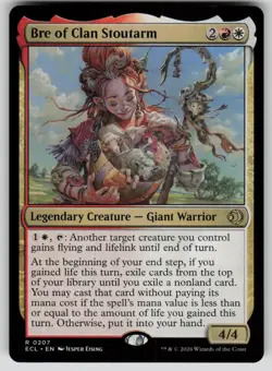 Bre of Clan Stoutarm Normal R Lorwyn Eclipsed 207 NM - Image 1