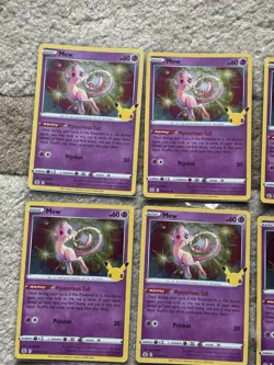 Pokemon Cards - Celebrations 25th Anniversary Mew 011/025 12x Cards Bundle NM - Image 2