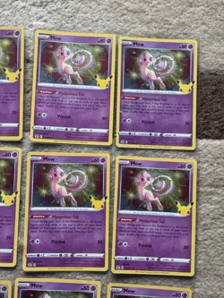 Pokemon Cards - Celebrations 25th Anniversary Mew 011/025 12x Cards Bundle NM - Image 3