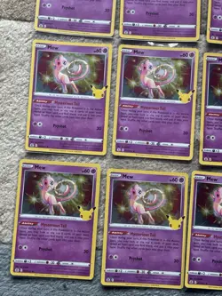 Pokemon Cards - Celebrations 25th Anniversary Mew 011/025 12x Cards Bundle NM - Image 4