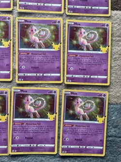 Pokemon Cards - Celebrations 25th Anniversary Mew 011/025 12x Cards Bundle NM - Image 5