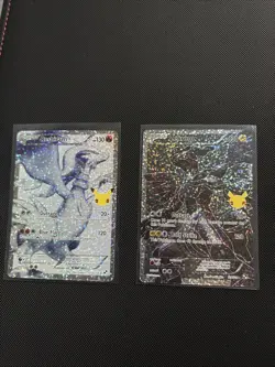 Pokemon TCG Celebrations 25th Anniversary Reshiram and Zekrom Bundle - Image 1
