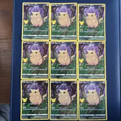 Pokemon TCG - Pikachu 005/025 25th Anniversary Celebrations Bundle x9 - Image 1