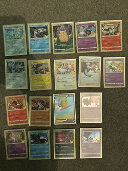 Pokemon 25th Celebrations 18 Card Bundle - Image 1