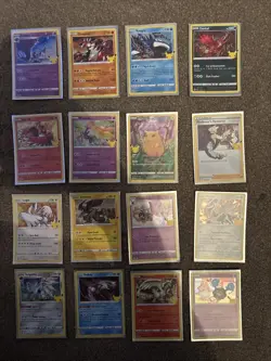 Pokemon 25th Anniversary Celebrations 16 Card Bundle - Image 1