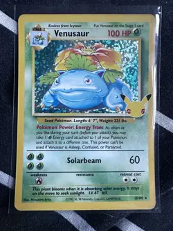 Pokemon 25th Celebrations Venusaur Charizard Blastoise Holo Rare Bundle (NM) - Image 5