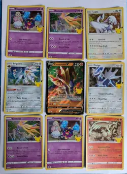 Pokemon TCG Celebrations 25th Anniversary Bundle 9 Cards - Image 1