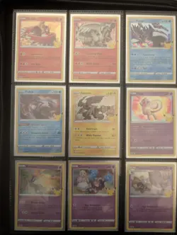 Pokemon TCG Celebrations 25th Anniversary Bundle 29 Cards No Duplicates - Image 1
