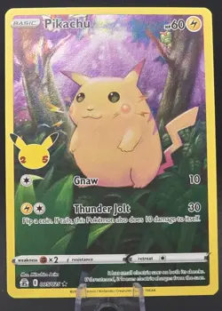 Pokemon Celebrations 25th Anniversary 9 Card Bundle Birthday Pikachu Promo - Image 4
