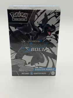 Pokemon Scarlet & Violet Black Bolt Booster Bundle Factory Sealed Box 6 packs - Image 1