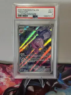 Pokemon Iron Boulder ex Mega Charizard X ex Tinkatuff PSA 9 Mint Card Lot Of 3 - Image 5