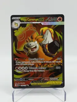 Pokemon TCG Mega Camerupt EX 156/132 Ultra Rare Mega Evolutions NM - Image 1
