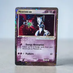 Mewtwo ex 101/109 EX Ruby Sapphire Holo Ultra Rare 2003 SWIRL Pokemon Card - Image 5