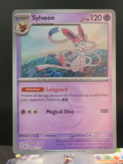 Pokemon Sylveon Poke Ball Pattern 040/131 Prismatic Evolutions NM - Image 1