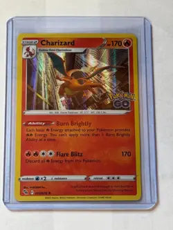 Charizard 010/078 Pokemon GO Holo Ungraded 2022 - Image 1